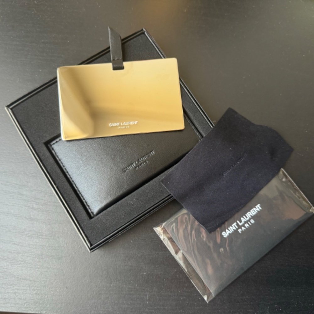 Saint Lauren mirror and card holder